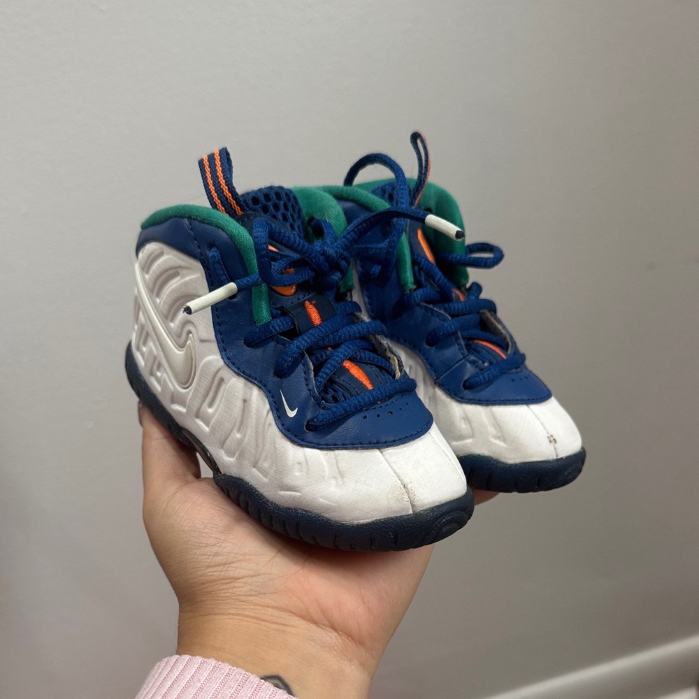 Nike Kids Navy and White Sneakers